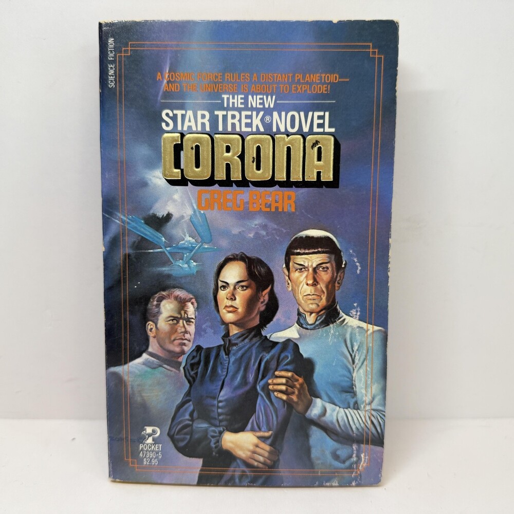 Vintage Corona Star Trek Novel Greg Bear 1984 Pocket Sci-Fi Paperback Book